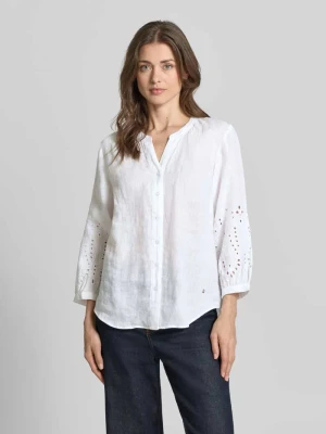 bluzka koszulowa o kroju regular fit z czystego lnu model 'VELIA' BRAX