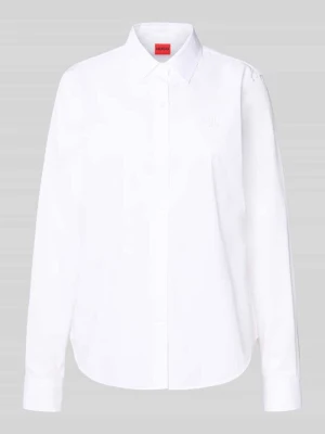 Bluzka koszulowa o kroju regular fit z czystej Bawełna Model 'ESSENTIAL' HUGO