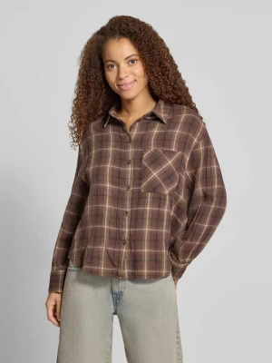 bluzka koszulowa o kroju regular fit z czystej bawełny model 'FAJAN' Only