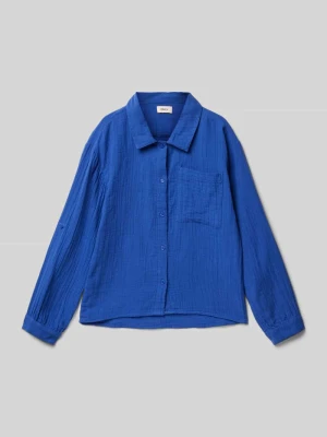 Bluzka koszulowa o kroju regular fit z czystej bawełny model ‘THYRA’ Only