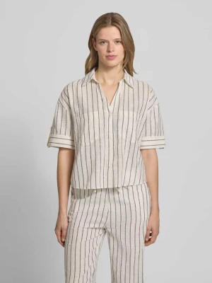 bluzka koszulowa o kroju regular fit z czystej bawełny model 'TIZANA' Only