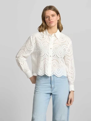 bluzka koszulowa o kroju regular fit z czystej bawełny model 'VALAIS' Only