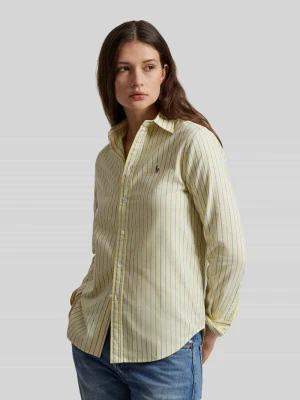 Bluzka koszulowa o kroju regular fit z czystej bawełny Polo Ralph Lauren