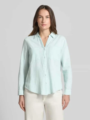 Bluzka koszulowa o kroju regular fit z czystej bawełny Tom Tailor