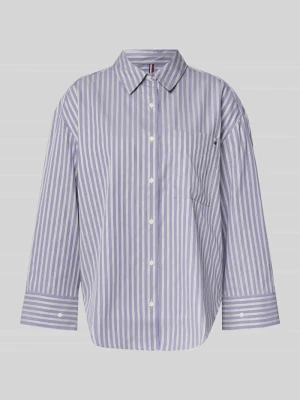 Bluzka koszulowa o kroju regular fit z czystej bawełny Tommy Hilfiger