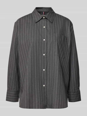 Bluzka koszulowa o kroju regular fit z czystej bawełny Tommy Hilfiger
