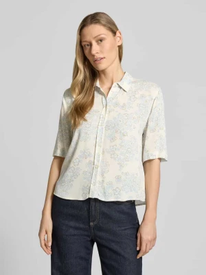 Bluzka koszulowa o kroju regular fit z czystej wiskozy JAKE*S STUDIO WOMAN