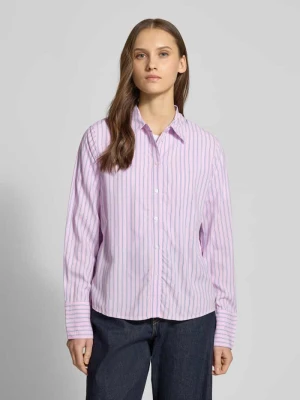 Bluzka koszulowa o kroju regular fit z czystej wiskozy model ‘BERIT’ Only