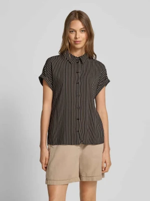 Bluzka koszulowa o kroju regular fit z czystej wiskozy Tom Tailor Denim