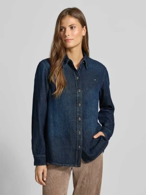 Bluzka koszulowa o kroju regular fit z denimu z mieszanki lyocellu i bawełny model ‘MILO’ Tommy Hilfiger