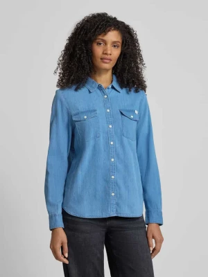 Bluzka koszulowa o kroju regular fit z imitacji denimu model ‘Sedana’ mustang