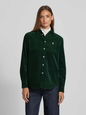 Zdjęcie produktu Bluzka koszulowa o kroju regular fit z imitacji sztruksu model ‘Sport’ Polo Ralph Lauren