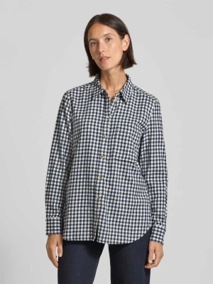 Bluzka koszulowa o kroju regular fit z kieszenią na piersi Christian Berg Woman