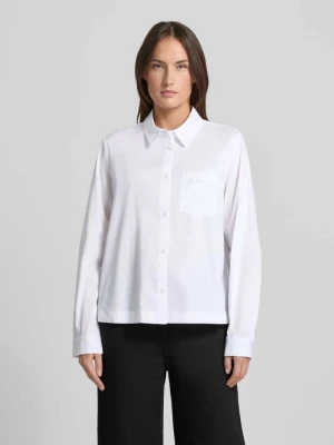 Bluzka koszulowa o kroju regular fit z kieszenią na piersi model ‘Bella’ Joop!