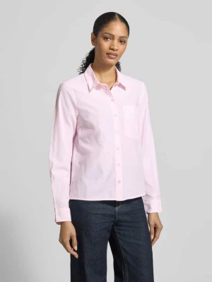 Bluzka koszulowa o kroju regular fit z kieszenią na piersi model ‘Darma’ Vila