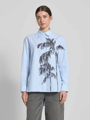 Bluzka koszulowa o kroju regular fit z kieszenią na piersi model ‘LAMBERT’ MAX&Co.