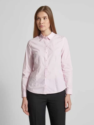 Bluzka koszulowa o kroju regular fit z kołnierzykiem Christian Berg Woman