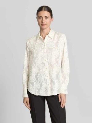 Bluzka koszulowa o kroju regular fit z kwiatowym wzorem s.Oliver BLACK LABEL