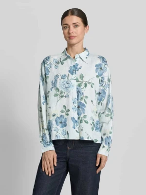 Bluzka koszulowa o kroju regular fit z lnu Jake*s Collection