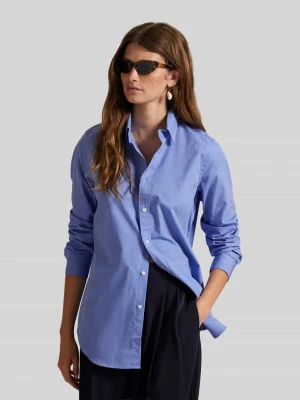 Bluzka koszulowa o kroju regular fit z mieszanki bawełny Polo Ralph Lauren