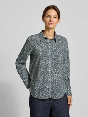 Bluzka koszulowa o kroju regular fit z mieszanki bawełny Tom Tailor