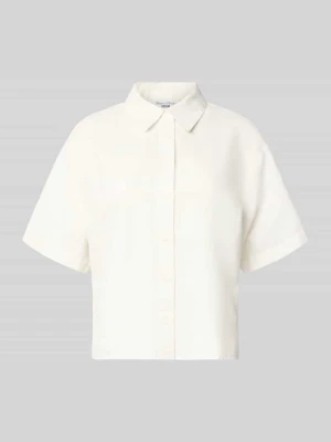 Bluzka koszulowa o kroju regular fit z mieszanki lnu i bawełny Marc O'Polo DENIM