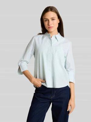 Bluzka koszulowa o kroju regular fit z mieszanki lyocellu i bawełny Tom Tailor