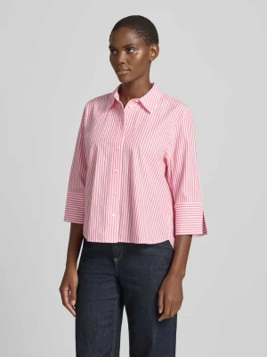 Bluzka koszulowa o kroju regular fit z mieszanki lyocellu i bawełny Tom Tailor