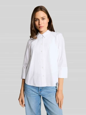 Bluzka koszulowa o kroju regular fit z mieszanki lyocellu i bawełny Tom Tailor