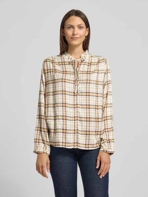 Bluzka koszulowa o kroju regular fit z mieszanki modalu wiskozy s.Oliver RED LABEL