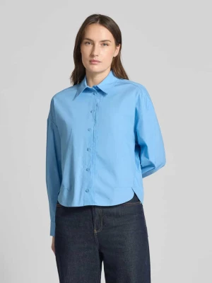 Bluzka koszulowa o kroju regular fit z przedłużonym tyłem JAKE*S STUDIO WOMAN