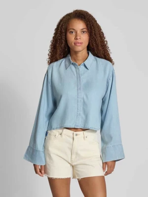 Bluzka koszulowa o kroju regular fit z rękawami kimono model ‘CHARIS’ Only