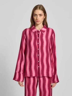 Bluzka koszulowa o kroju regular fit z rękawami kimono model ‘Tia’ Colourful Rebel