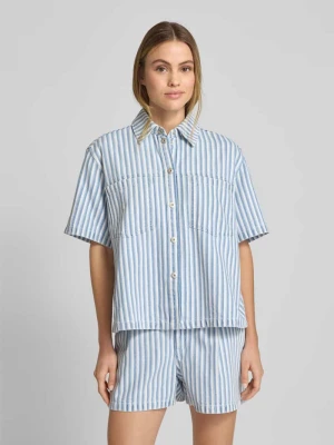 Bluzka koszulowa o kroju regular fit z rękawem o dł. 1/2 Jake*s Casual