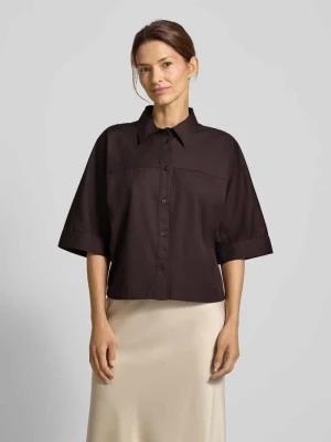 Bluzka koszulowa o kroju regular fit z rękawem o dł. 1/2 model ‘Freppy’ Opus