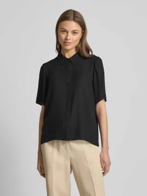 Bluzka koszulowa o kroju regular fit z rękawem o dł. 1/2 model ‘PRICIL’ Vila