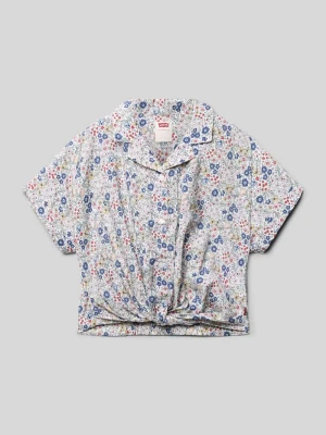 Bluzka koszulowa o kroju regular fit z wiązanym detalem Levi’s® Kids