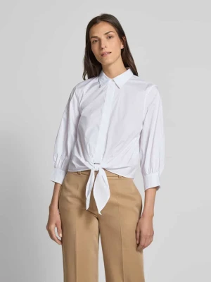 Bluzka koszulowa o kroju regular fit z wiązanym detalem model ‘MOCHELL’ Lauren Ralph Lauren