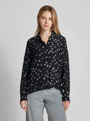 Bluzka koszulowa o kroju regular fit z wiskozy model ‘CLOELIA’ drykorn