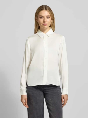 Bluzka koszulowa o kroju regular fit z wiskozy model ‘Fanda’ Opus