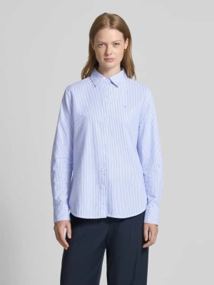 Bluzka koszulowa o kroju regular fit z wyhaftowanym logo FYNCH-HATTON