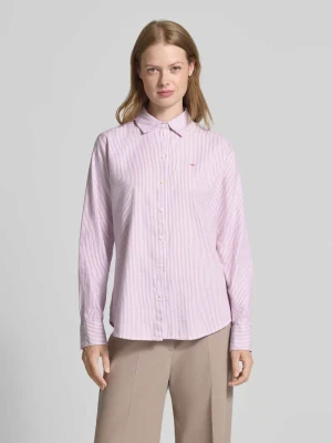 Bluzka koszulowa o kroju regular fit z wyhaftowanym logo FYNCH-HATTON