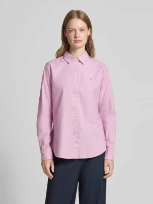 Bluzka koszulowa o kroju regular fit z wyhaftowanym logo FYNCH-HATTON