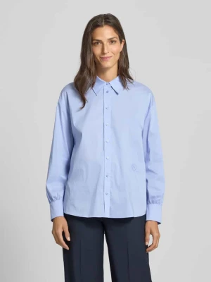 Bluzka koszulowa o kroju regular fit z wyhaftowanym logo model ‘Bernadette’ Joop!