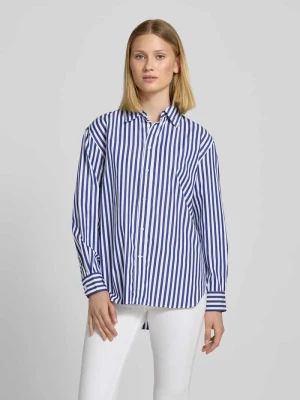 Bluzka koszulowa o kroju regular fit z wyhaftowanym logo Polo Ralph Lauren
