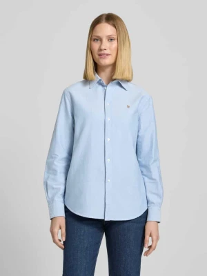 Zdjęcie produktu Bluzka koszulowa o kroju regular fit z wyhaftowanym logo Polo Ralph Lauren