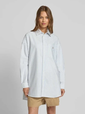 Bluzka koszulowa o kroju regular fit z wyhaftowanym logo Polo Ralph Lauren