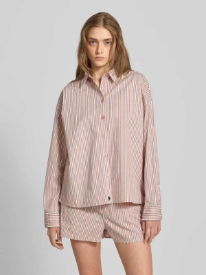 Bluzka koszulowa o kroju regular fit z wyhaftowanym logo Review