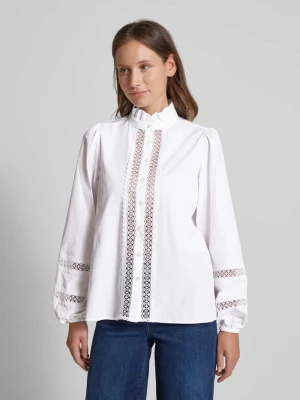 Bluzka koszulowa o kroju regular fit ze stójką model ‘NETTI’ Soyaconcept