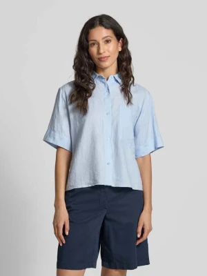 Bluzka koszulowa o kroju relaxed fit z czystego lnu Tommy Hilfiger